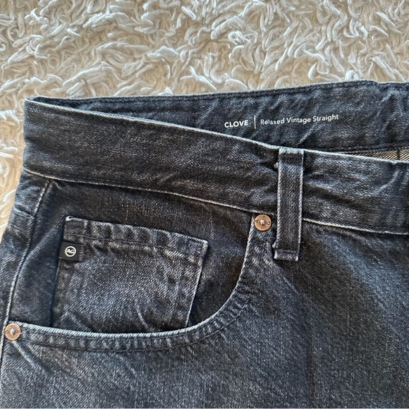 AG Jeans Women’s Clove Relaxed Vintage Straight Black Metropolis Size 30 NWT - Picture 8 of 13